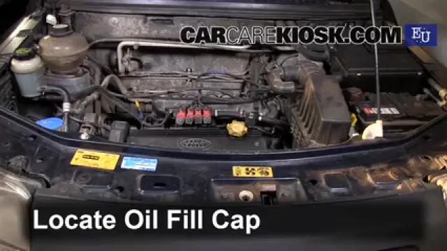 2004 Land Rover Freelander 1.8i 1.8L 4 Cyl. Huile Ajouter de l'huile